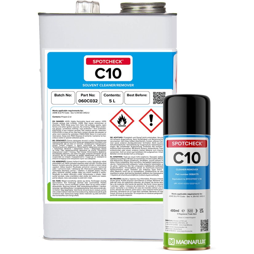 Magnaflux čistič C10 - Objem: 400 ml