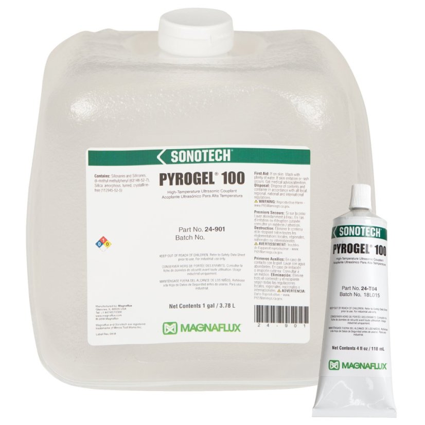 Pyrogel 100/ Teplotný rozsah: - 45ºC až 429ºC - Sono 600: 1 gal = 3.78 ltr