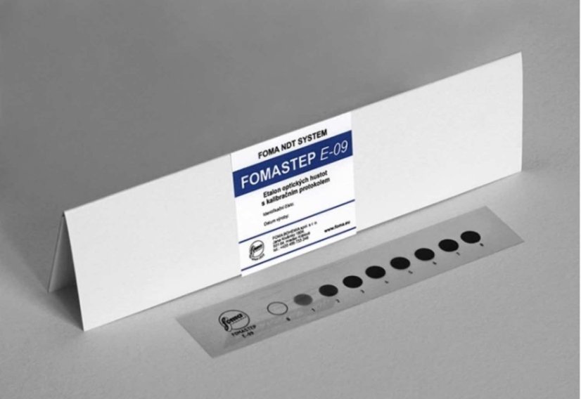 Etalón optických hustôt Fomastep E-09 - Foma Filmy: 10 x 16 cm / 50 ks